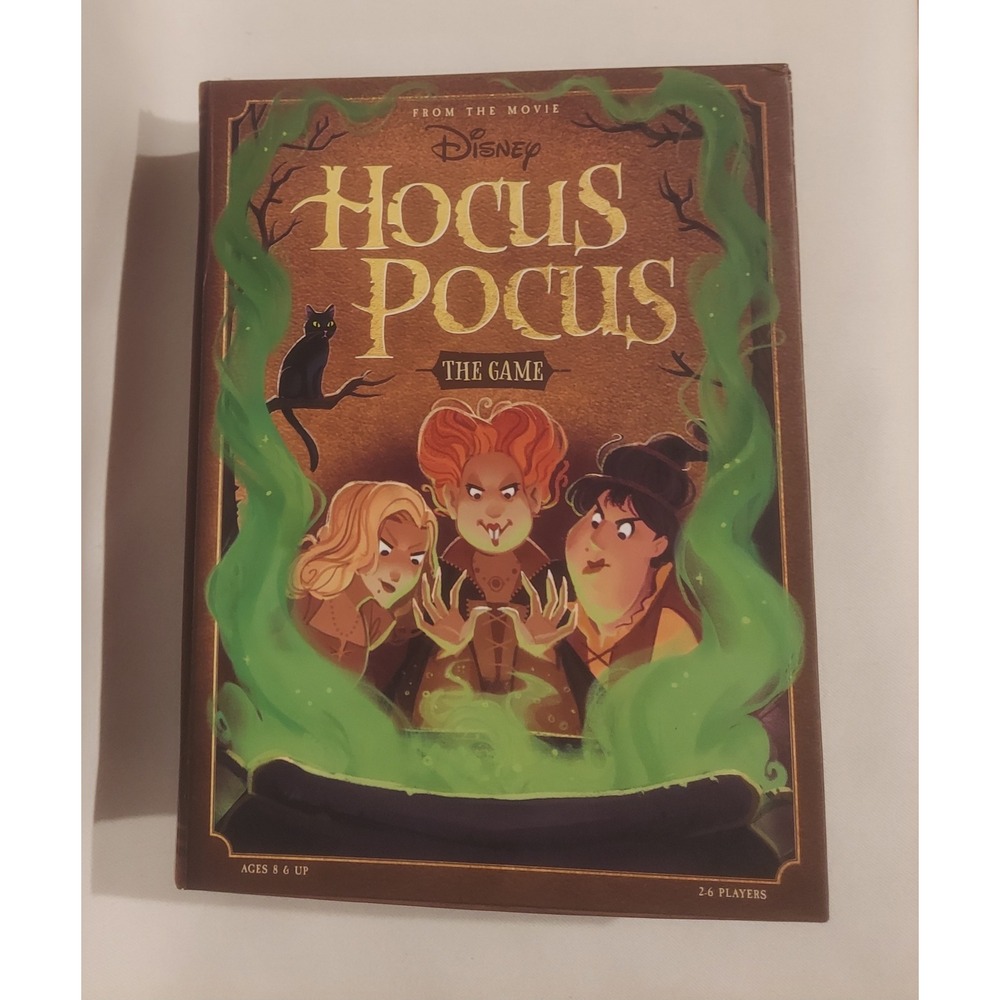 Disney Hocus Pocus Board Game Ravensburger Halloween Fun NWOT Open Box